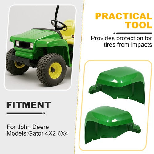 DURAFORCE Green Front Left+Right Fender For John Deere Gator 4X2 6X4 #AM125669 M113113