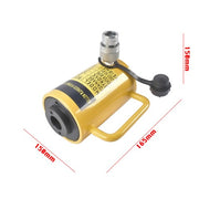 DURAFORCE 20Tons Capacity 2'' Stroke Single-Acting Hollow Plunger Hydraulic Cylinder Jack