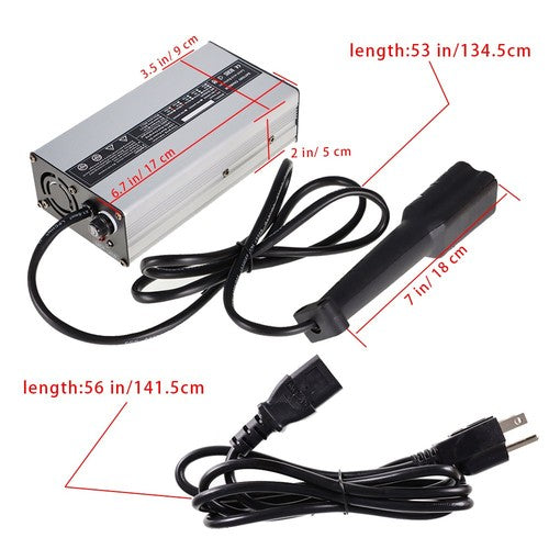 DURAFORCE 48V 6A Golf Cart Battery Charger 3 Pin For Yamaha Drive G29 2007-Up USA