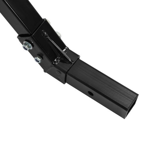 Black Steel Hitch Mounted Spare Tire Carrier for Kawasaki Teryx4 800 2014 2025
