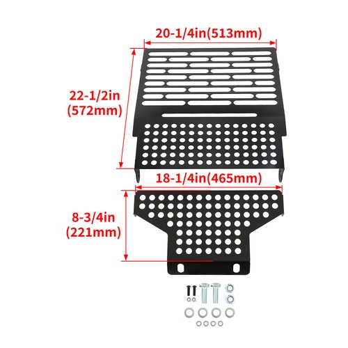 DURAFORCE For Kubota L2501 L3301 L3901 L4710 MX4800 MX5200 MX5400 Steel Brush Guard Insert