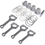 DURAFORCE 4x Connecting Rod & Piston Kit For Hyundai Veloster Kia Rio Soul 1.6L 2012-2017