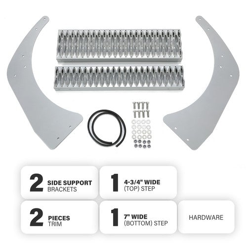 26 Fuel Tank Step Support Bracket Kit Heavy Duty Top Bottom for Peterbilt 379