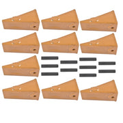 DURAFORCE X156 X156S Dirt Teeth Bucket Teeth/Tooth with P156 Roll Pins 10PCS Alloy Steel
