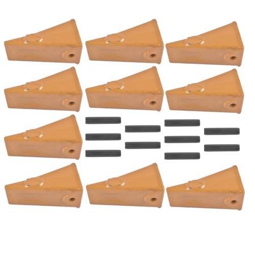DURAFORCE X156 X156S Dirt Teeth Bucket Teeth/Tooth with P156 Roll Pins 10PCS Alloy Steel
