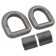 DURAFORCE 2 Pack 1" Weld On Forged D Ring with Welding Clip 47,000 LBS Fracture Strength