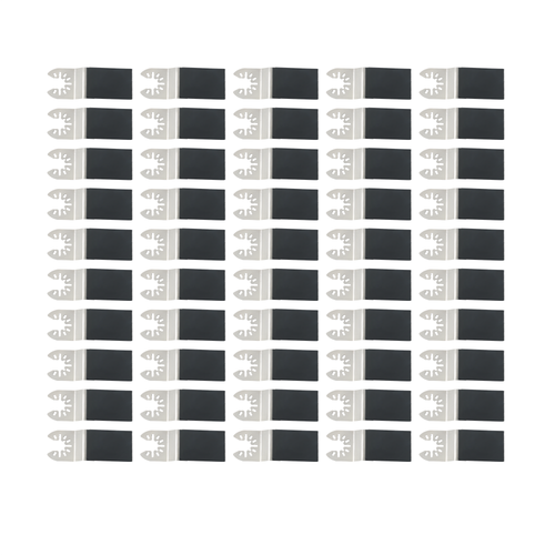DURAFORCE A Universal Set Of 50-Piecebi-Metal Bimetallic Vibrating Saw Blades Multitool