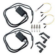 DURAFORCE New Ignition Coil Spark Plug With Cap Kit For Yamaha XJ550 XJ750 1981-83