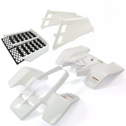 DURAFORCE For Yamaha Banshee 350 fender + gas tank plastic + grill WHITE & BLACK 1987-2006