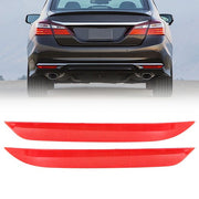 DURAFORCE 2PCS Rear Bumper Reflector Tail Set Left&Right RED For 2016-2017 Honda Accord