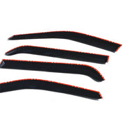 DURAFORCE Tape-On Window Visor Guards Sun Rain Shade Smoke For Ford Explorer 2011-2019