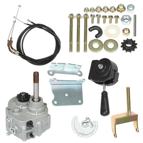DURAFORCE For 2HP - 13HP Engine 41P 10T or 12T TAV30 Go Kart Forward Reverse Gear Box US
