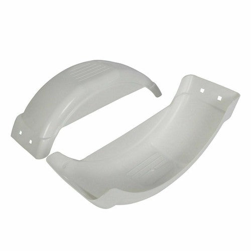 Set of 2 PWC Jet Single Axle Trailer Fenders with Step for 8-12 Inch Tire