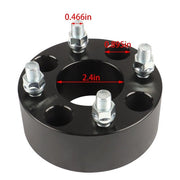 DURAFORCE New Wheel Spacers Hub Bore 62mm Thread Size 1/2"x20 4Pcs 2" 4x101.6mm US