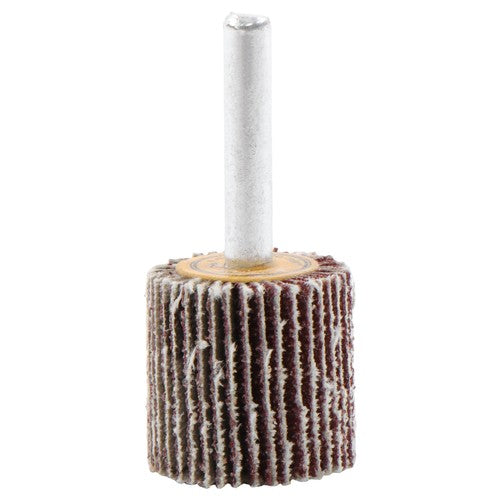 DURAFORCE 1" x 1" x 1/4" Aluminum Oxide Shank Mounted Flap Wheels 80 Grit - 50 Pack