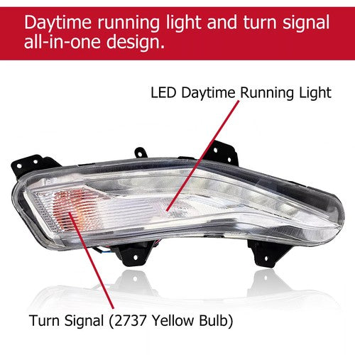 2019 2022 2023 Chevy Malibu Bumper Signal Light LED Fog Lamp Rh Passenger