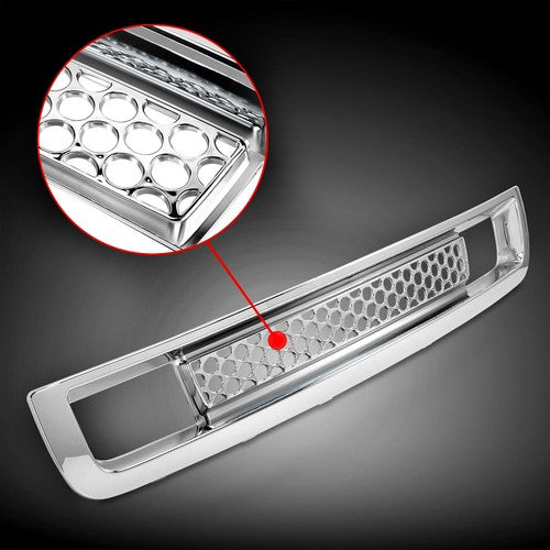for 07 13 GMC Sierra 1500 Denali Pickup Bottom Lower Bumper Mesh Grille Chrome