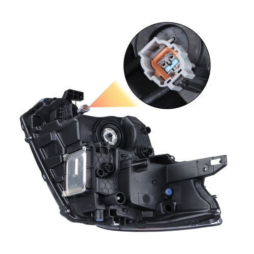 DURAFORCE Headlights Headlamps Clear Lens For Nissan Kicks SR 2018 2019 2020 LH+RH Side