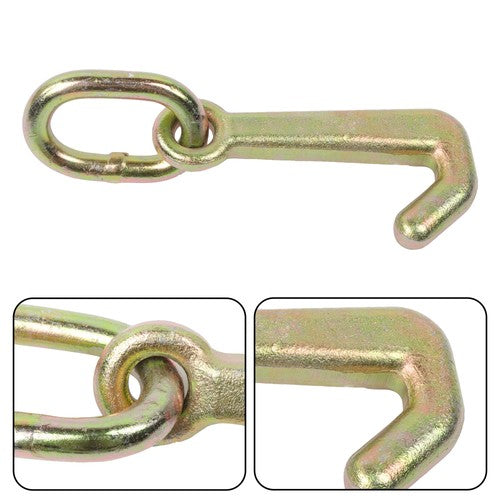 DURAFORCE 5/16 Inch Mini J Hook G70 5400 lbs Working Load Limit with Link Pack of 2