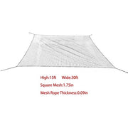 DURAFORCE Sports Net,Sports Netting Barrier 15x30FT Baseball Softball Backstop Nets