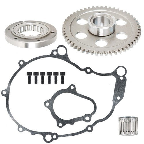 DURAFORCE Starter Clutch One-Way Bearing Gear Kit for Yamaha Raptor 660R 2001 2002 2003