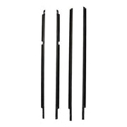 DURAFORCE For Toyota 4Runner 2003-2009 Car Window Outside Pressure Strip Black Compatible