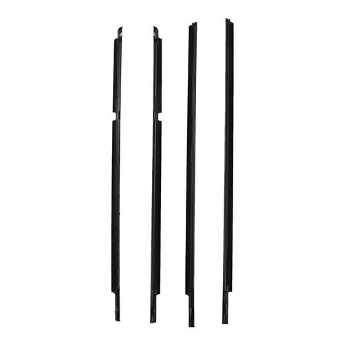 DURAFORCE For Toyota 4Runner 2003-2009 Car Window Outside Pressure Strip Black Compatible