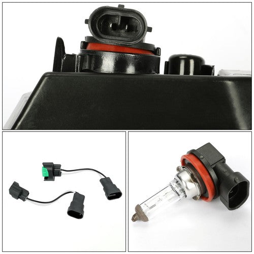Front Bumper Driving Fog Lights Lamps with Bulb for 2002 2003 Acura TL Sedan Left Right