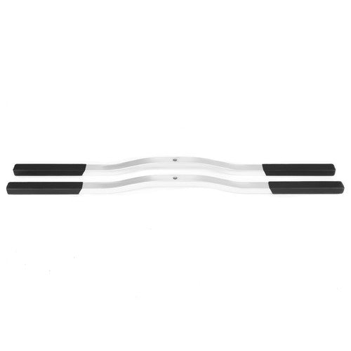 Universal 2 Piece Snowmobile Trailer Ski Tie Down Hold Down Bars With Black Boots