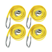 DURAFORCE 4Pack 10ft × 2in Lift Sling Straps Heavy Duty Lifting Slings Web Sling 14000lbs