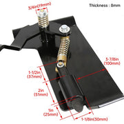 DURAFORCE Skid Steer Loader Plate Latch Box Quick Attachment Conversion Adapter Weld On