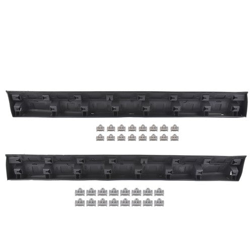 DURAFORCE Pair Front Lower Door Trim Molding Black for Cadillac XT5 2017-2025 Left & Right