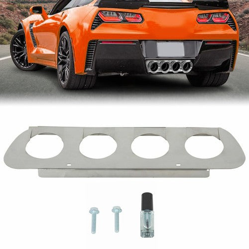 DURAFORCE Stainless Steel Rear Lower Bumper Filler Panel for 2014-2019 C7 Corvette Z06