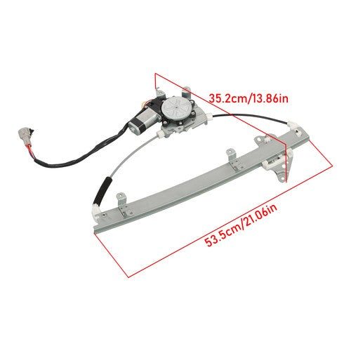 DURAFORCE For Infiniti I30 I35 2000-2004 FL Driver Side Window Regulator w/ Motor 741-723