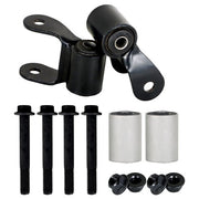DURAFORCE 2Pcs Black Rear Leaf Spring Shackle Kit For Jeep Cherokee Sport Series 1984-2001