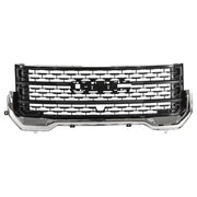 DURAFORCE 84818781 Front Upper Grille Chrome Black for 2020-2023 for GMC Acadia