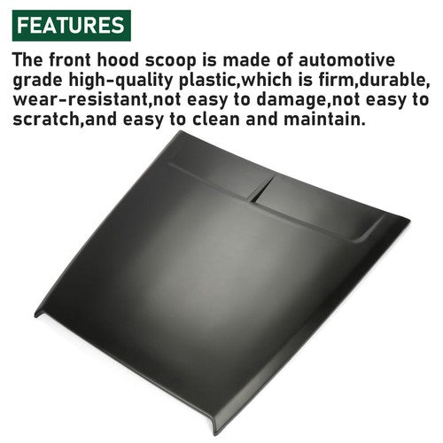 DURAFORCE Front Hood Scoop Vent Painted Replacement For 2015-2020 16 17 18 Ford F150 F-150