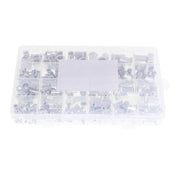 DURAFORCE Metric M3-M8 + SAE 6-32-1/4-20 Aluminum Rivet Nut Rivnut Nutsert Kit 300Pcs
