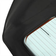 DURAFORCE Black Convertible Soft Top Clear Heated Glass Window For BMW 3 Series E46 00-06