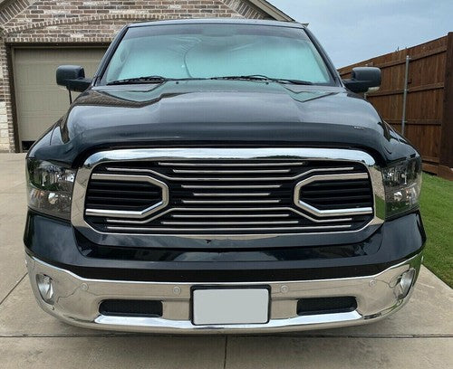 Front Bumper Grille Chrome Grill Big Horn Style for 2013-2018 Dodge Ram 1500