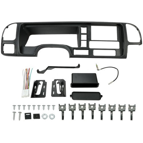 Car Radio Stereo Double Din Dash Kit Panel Wire Harness For 95 02 GMC Truck SUV