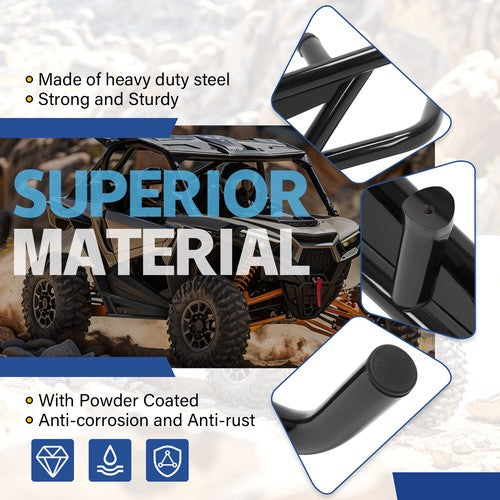 Rock Sliders Tree Kicker Side Nerf Bar For Can Am Maverick X3 2017 2025 2 Seater