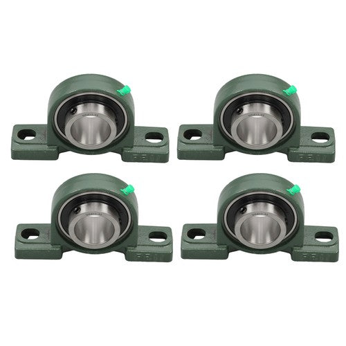DURAFORCE Cast Iron 4* UCP210-32 Pillow Block Mounted Bearing 2" Bore Self-Aligning