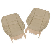 DURAFORCE New Driver Passenger Side Leather Seat Cover 4Pcs Tan For Honda Accord 2008-2012