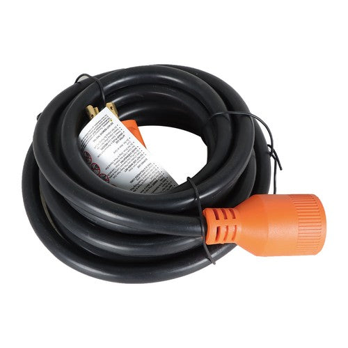 DURAFORCE RV Extension Power Cord 30Amp 15FT with Cord Organizer NEMA 14-30P to 14-30R