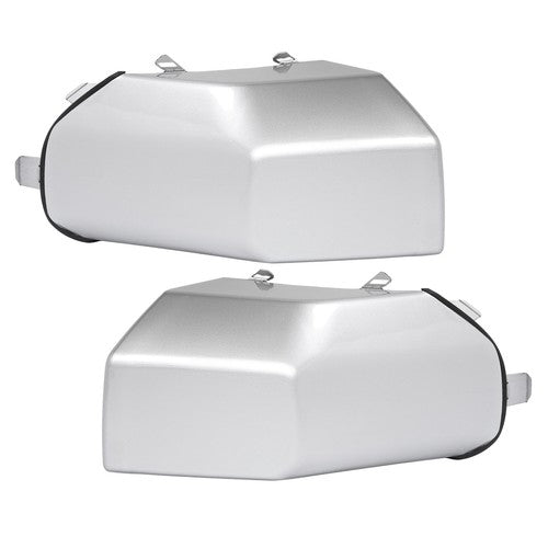 LH RH Front Corner Bumper End Caps Kits Silver for Toyota FJ Cruiser 2007-2014