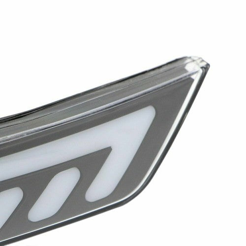 DURAFORCE Black LED Front Bumper Side Marker Light Turn Signal for 2016-2021 for Honda Civic