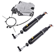 DURAFORCE 2x Rear Air Strut Shock + 1x Compressor for Buick Lucerne Cadillac DTS 2006-2011