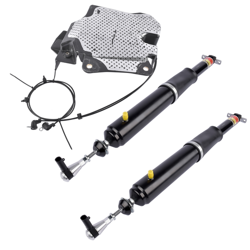 DURAFORCE 2x Rear Air Strut Shock + 1x Compressor for Buick Lucerne Cadillac DTS 2006-2011