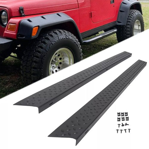 DURAFORCE For 1997 2006 Jeep Wrangler TJ 11650 05 LH RH Side Body Armor Rocker Panel Kit